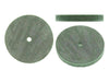 22.2mm - 7/8 inch Green Medium 180 Grit Polishing Wheels - USA - 6pc - widgetsupply.com