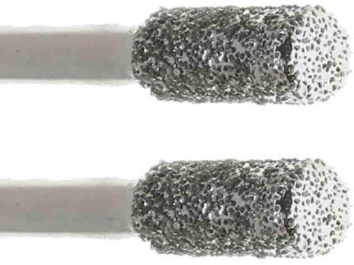 05.6mm 40 Grit Cylinder Diamond Burr - 1/8 inch shank - widgetsupply.com