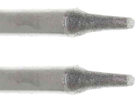 01.9mm - 5/64 inch 400 Grit Cone Diamond Burr - 1/8 inch shank - widgetsupply.com