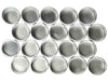 31.8mm - 1 1/4 inch Round Aluminum Jar Set - 20pc - widgetsupply.com