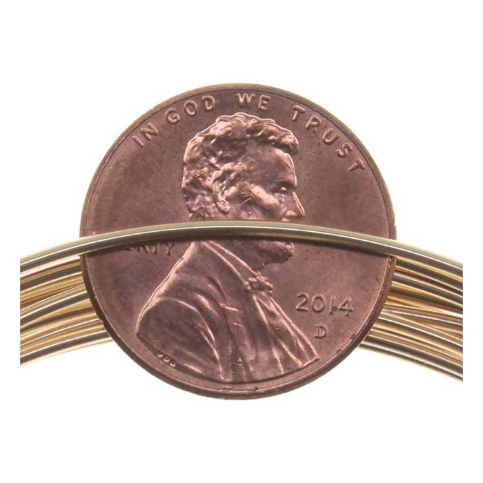 Darice 1999-1562 Gold 18 gauge Aluminum Wire - 3 yards - widgetsupply.com