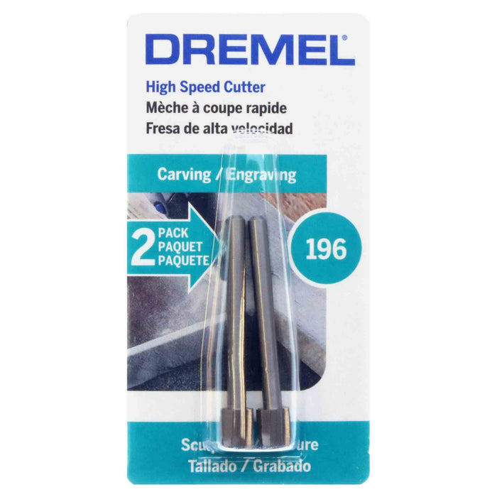 Dremel 196 - 7/32 inch CYLINDER HSS Cutter -  2pc - widgetsupply.com