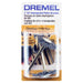 Dremel 538-02 Nylon Abrasive Brush - 120 Grit - 2pc - widgetsupply.com