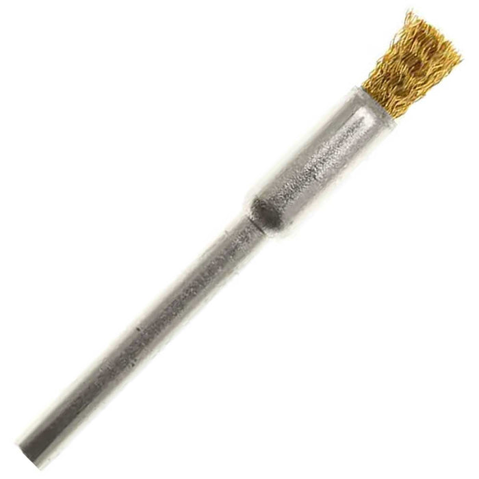 Brass End Brush - 1/8 inch shank - widgetsupply.com