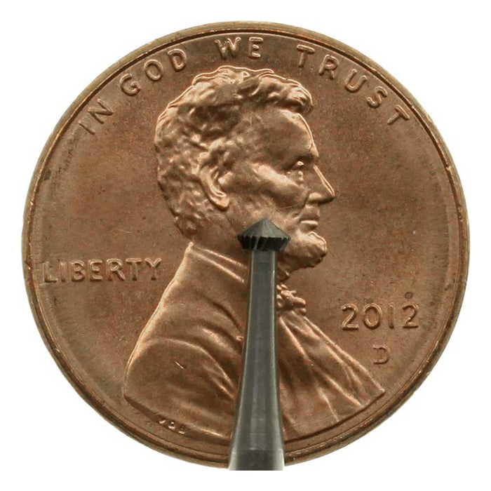 02.3mm Steel Cone Bur - Germany - 3/32 inch shank - widgetsupply.com