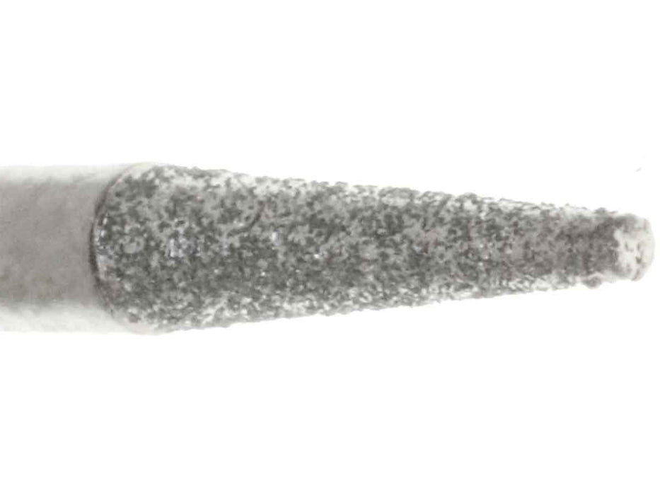 03.2mm - 1/8 x 7/16 inch Cone Diamond Burr - 1/8 inch shank - widgetsupply.com