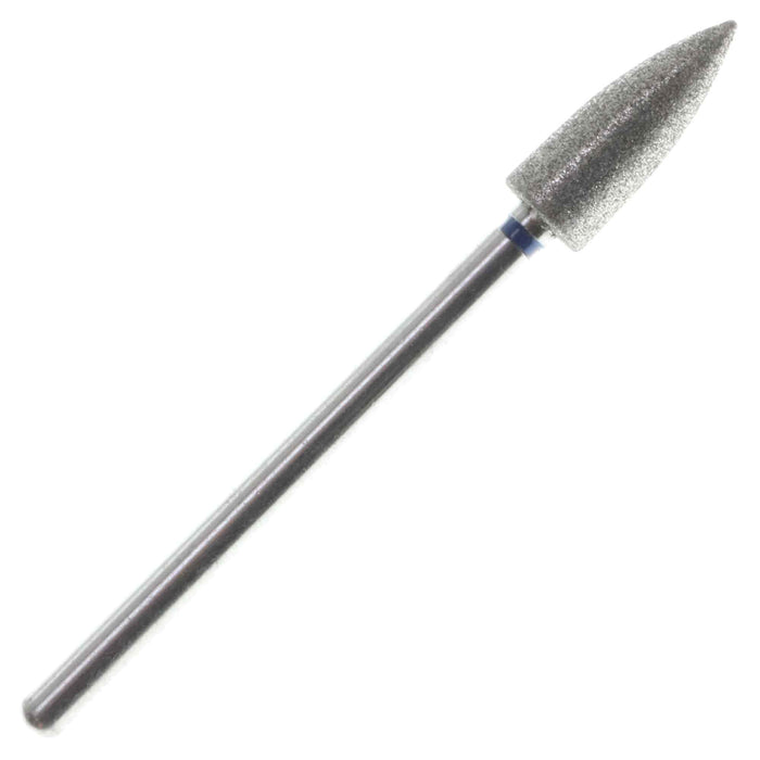 04.6 x 12.5mm Flame Diamond Bur - 150 Grit - 3/32 inch shank - widgetsupply.com