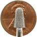 05.6mm - 7/32 inch 150 Grit Round Cone Diamond Burr - 1/8 inch shank - widgetsupply.com