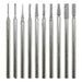 120-150 Medium Grit Diamond Burr Set - 1/8 inch shank - 20pc - widgetsupply.com