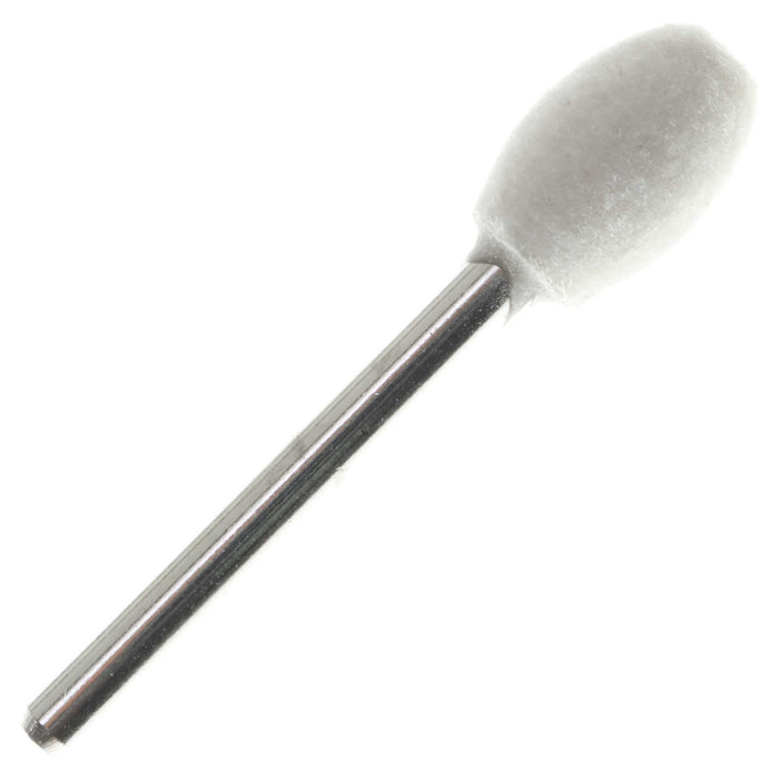 07.9mm - 5/16 x 1/2 inch BARREL Hard Felt Bob - 1/8 inch shank - widgetsupply.com