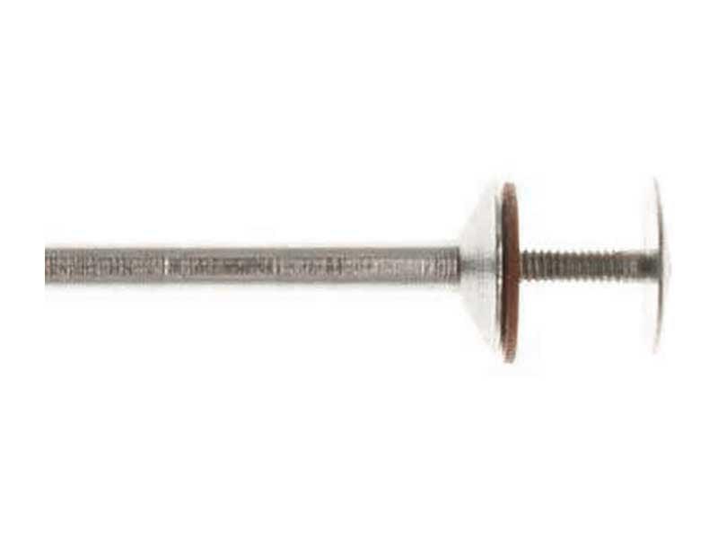 01.6mm - 1/16 inch Large Thin Head Screw Mandrel, Germany, 3/32 inch shank - widgetsupply.com
