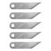 Excel 20203 5pc Dexter Mat Cutting Knife Blades - USA - widgetsupply.com