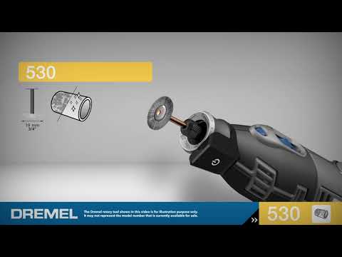 Dremel 530-02 Stainless Steel WHEEL Brush - 2pc