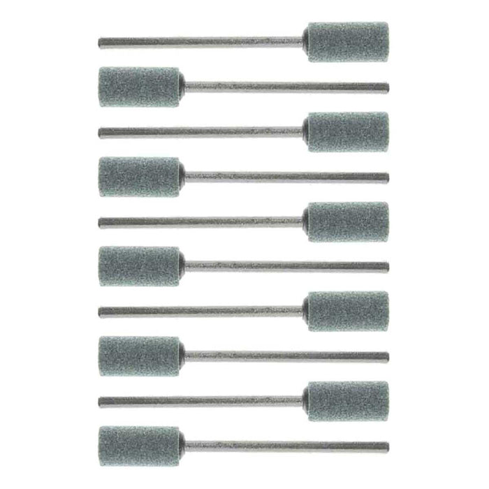07.0mm - 9/32 x 1/2 inch Cylinder Grinding Stone - 3/32 shank - 10pc - widgetsupply.com