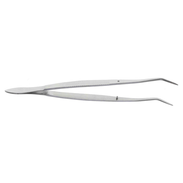 6.25 inch Double Curved Tweezer 140 degree Sharp Tip - widgetsupply.com