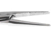 3.5 inch Straight Hemostat - Serrated Jaws - widgetsupply.com