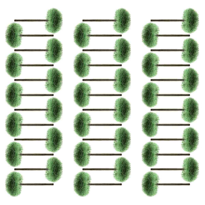 25mm - 1 inch 240 Grit Abrasive Buffing Wheels - 36pc - 1/8 inch shank - CLOSEOUT