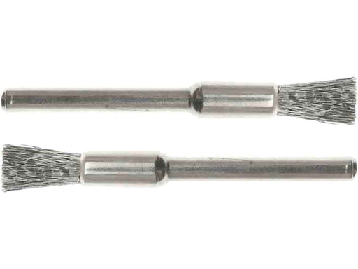 06mm Stainless Steel End Brush - 1/8 inch shank - 36pc - widgetsupply.com