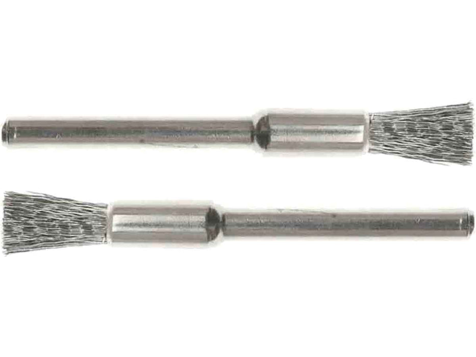 06mm Stainless Steel End Brush - 1/8 inch shank - 36pc - widgetsupply.com