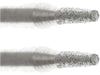 01.8mm - 5/64 inch 400 Grit Cone Diamond Burr - 1/8 inch shank - widgetsupply.com