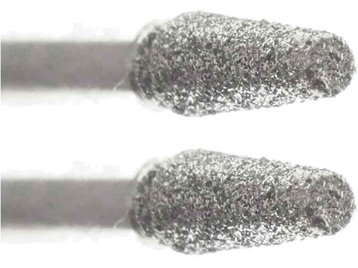 03.2mm - 1/8 x 19/64 inch 150 Grit Cone Diamond Burr - 1/8 inch shank - widgetsupply.com