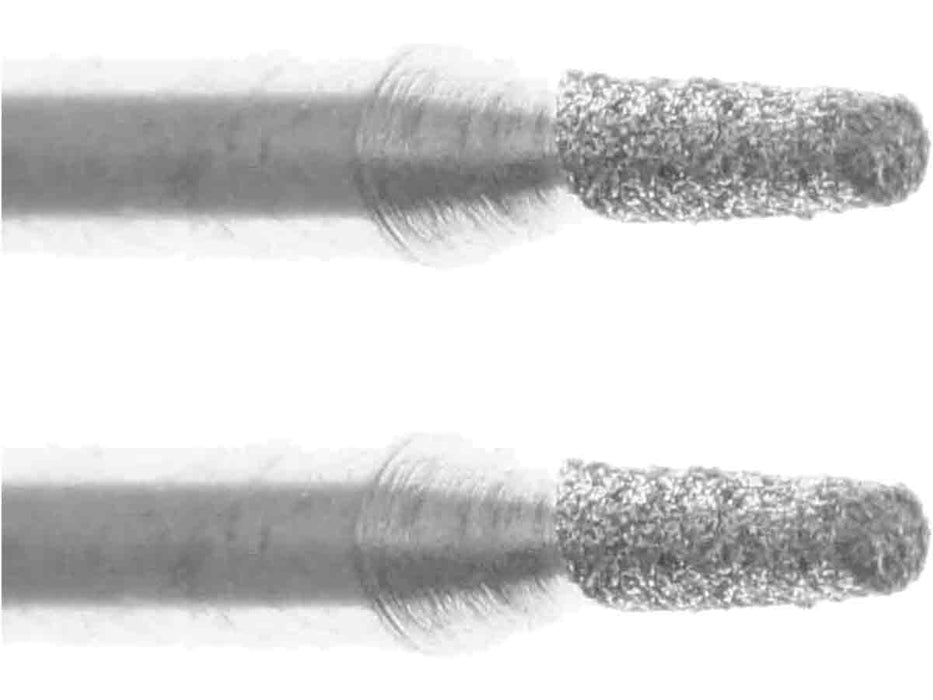 02.0mm - 5/64 x 9/32 inch Cone Diamond Burr - 1/8 inch shank - widgetsupply.com