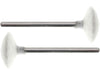 15.9mm - 5/8 x 1/4 inch Knife Hard Felt Wheel - 1/8 inch shank - widgetsupply.com