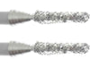 01.4 x 11.3mm 80 Grit Cone Diamond Burr - 1/8 inch shank - widgetsupply.com