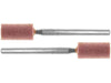 06.4mm - 1/4 x 1/2 inch Pink Cylinder Grinding Stone - 1/8 inch shank - widgetsupply.com