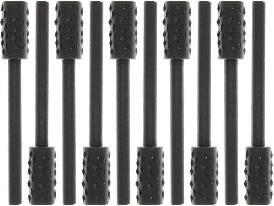 06.4mm - 1/4  x 1/2 inch Rotary Wood Rasp - 10pc - 1/8 inch shank - CLOSEOUT