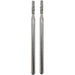 02.1mm 40 Grit Cylinder Diamond Burr - 1/8 inch shank - widgetsupply.com