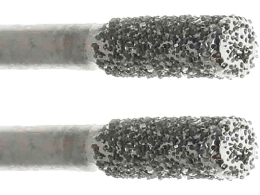 04.5mm 40 Grit Cylinder Diamond Burr - 1/8 inch shank - widgetsupply.com