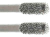 04.5mm 40 Grit Rounded Cylinder Diamond Burr - 1/8 inch shank - widgetsupply.com