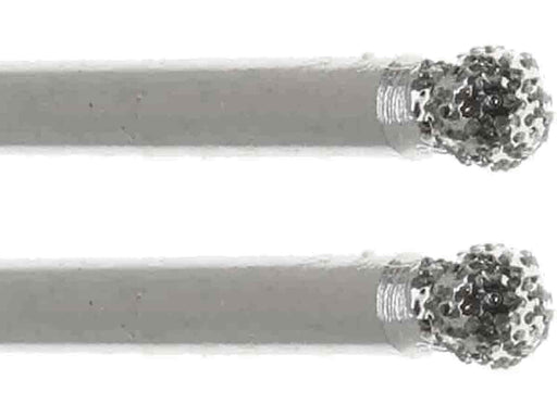 03.2mm 40 Grit Round Diamond Burr - 1/8 inch shank - widgetsupply.com