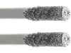 03.4mm 80 Grit Cylinder Diamond Burr - 1/8 inch shank - widgetsupply.com