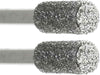 05.3mm 80 Grit Cylinder Diamond Burr - 1/8 inch shank - widgetsupply.com