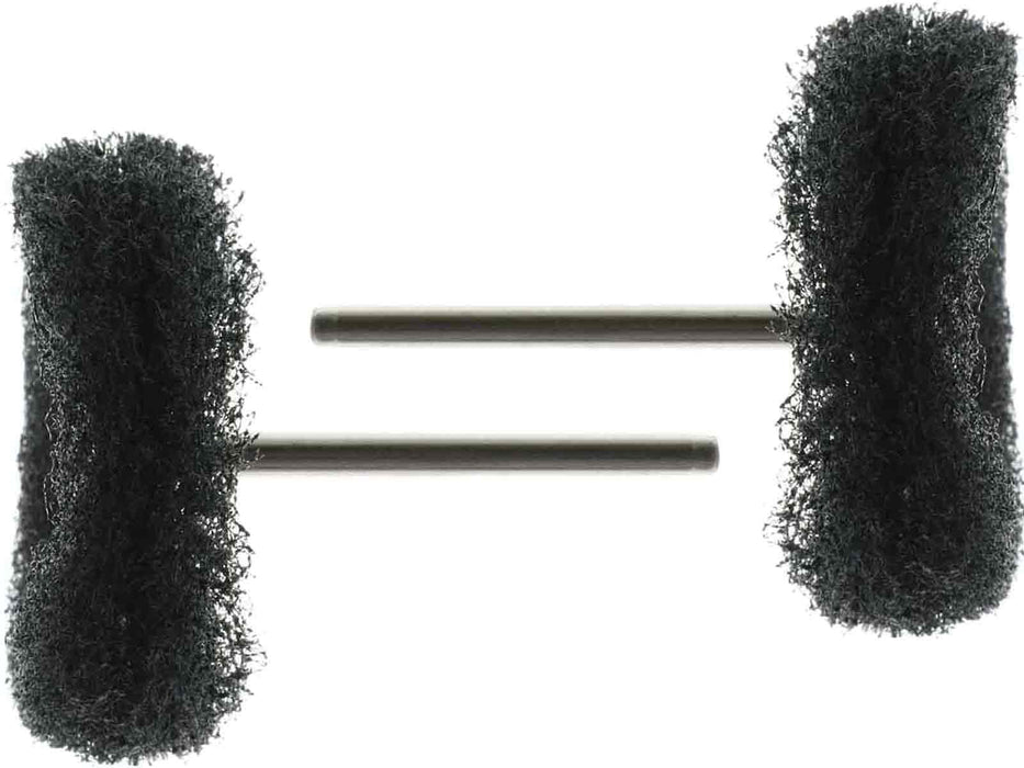 38mm - 1.5 inch 060 Grit Abrasive Buffing Wheels - 1/8 inch shank - CLOSEOUT