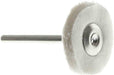 22mm - 7/8 inch Muslin Buffing Wheel - 1/8 inch shank - widgetsupply.com