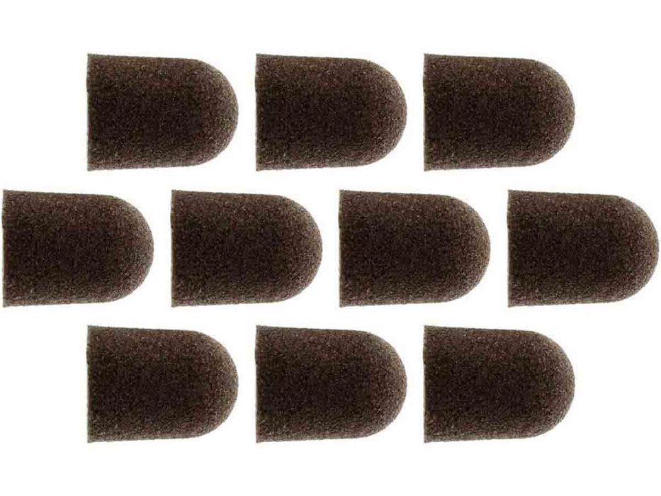 13 x 19mm 120 grit Sanding Caps - 100pc - widgetsupply.com
