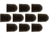 13 x 19mm 80 Grit Sanding Caps - 100pc - widgetsupply.com