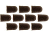 07 x 13mm 120 grit Sanding Caps - 100pc - widgetsupply.com
