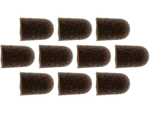 07 x 13mm 120 grit Sanding Caps - 100pc - widgetsupply.com