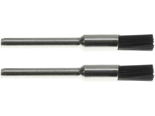 04.8mm - 3/16 inch Black Nylon End Brush - 1/8 inch shank