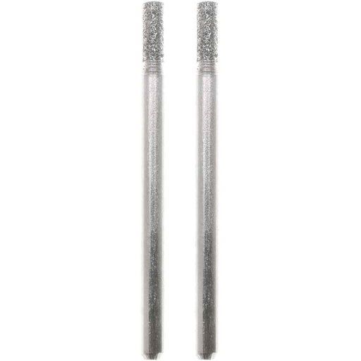 02.7mm 150 Grit Cylinder Diamond Burr - 1/8 inch shank - widgetsupply.com