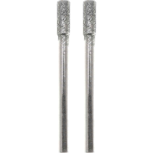 04mm 150 Grit Cylinder Diamond Burr - 1/8 inch shank - widgetsupply.com