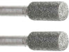 05mm 150 Grit Cylinder Diamond Burr - 1/8 inch shank - widgetsupply.com
