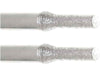 2.1mm - 5/64 inch 240 Grit Cylinder Diamond Burr - 1/8 inch shank - widgetsupply.com
