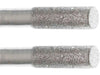 03.3mm - 17/128 inch 240 Grit Cylinder Diamond Burr - 1/8 inch shank - widgetsupply.com