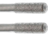 03.3mm - 17/128 inch 240 Grit Rounded Cylinder Diamond Burr - 1/8 inch shank - widgetsupply.com