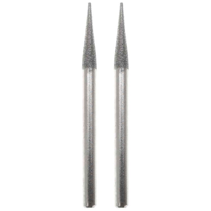 03.1mm - 1/8 inch 240 Grit Cone Diamond Burr - 1/8 inch shank - widgetsupply.com
